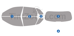 2023 Audi SQ5 4 Door SUV Window Tint Kit