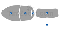 2023 Audi Q2 4 Door SUV Window Tint Kit