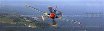 P-51 Mustang Aircraft Rear Window Graphic