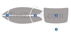 2004-2016 Bentley Continental GT Coupe Window Tint Kit