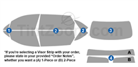 2021 Bentley Bentayga SUV Window Tint Kit