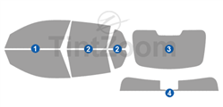 2024 BMW X2 SUV Window Tint Kit