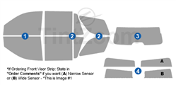 2023 GMC Yukon Denali 4 Door SUV Window Tint Kit