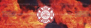 Fire Maltese Fire Fighter Rear Window Graphic