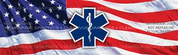 Emergency Medical Technician Fire Fighter Rear Window Graphic