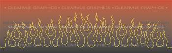 Flame Job 3 Rear Window Graphic