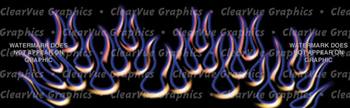 Ghost Flames w/ Blue Rear Window Graphic