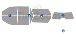 2019 Lincoln Navigator L SUV Window Tint Kit
