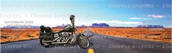 Bikers Heaven Motorcycle Rear Window Graphic