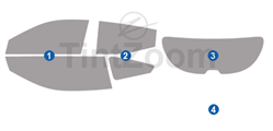 2021 Hyundai Veloster 3 Door Hatch Window Tint Kit