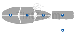 2021 Jaguar XF 4 Door Wagon Window Tint Kit