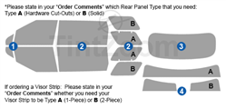 2023 Kia Carnival 4 Door SUV Window Tint Kit