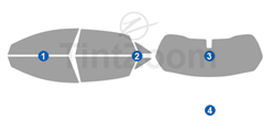 2024 Lucid Air 4 Door Sedan Window Tint Kit