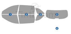 2024 Mazda CX-90 4 Door SUV Window Kit Tint