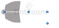 2017 Mercedes Metris Cargo Van (FRONTS ONLY) Window Tint Kit