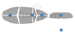 2006-2012 Mercedes R CLASS 4 Door Wagon Window Tint Kit