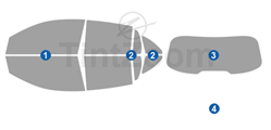 2022 Mercedes GLA CLASS 4 Door SUV Window Tint Kit