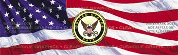 U.S. Navy Military Rear Window Graphic