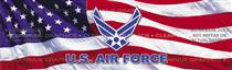 U.S. Air Force Logo Military Rear Window Graphic