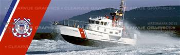 Coast Guard Boat Logo Military Rear Window Graphic
