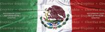 Mexican Flag Rear Window Graphic