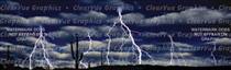 Lightning Storm Nature Rear Window Graphic
