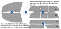 2016 Nissan Titan 2 Door Standard Cab Window Tint Kit