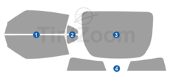 2024 Nissan Z 2 Door Coupe Window Tint Kit