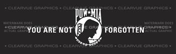 POW MIA 1 Patriotic Rear Window Graphic