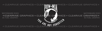 POW MIA 3 Patriotic Rear Window Graphic