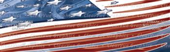 Stars & Stripes Patriotic Rear Window Graphic