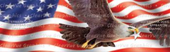 Escape Patriotic Rear Window Graphic