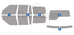 2024 Land Rover Discovery SUV Window Tint Kit