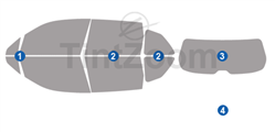 2024 Subaru Forester 4 Door SUV Window Tint Kit