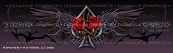 Tribal Wings Tattoo Rear Window Graphic