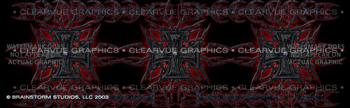 Tribal Maltese Tattoo Rear Window Graphic