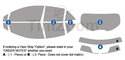 2023 Toyota Corolla 4 Door Hatch Window Tint Kit