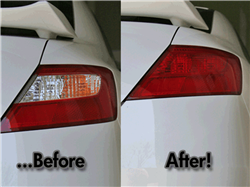 Red Smoke Tail light Tint Film