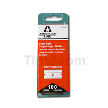 1" Single Edge Carbon Steel Blades (100 pack)