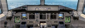 Flight Level 250 Aircraft Rear Window Graphic