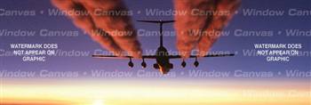 Contrails Aircraft Rear Window Graphic