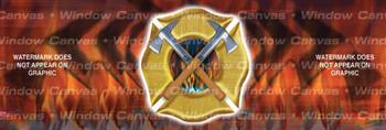 Firemans Pride Patriotic Rear Window Graphic