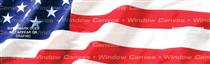 American Pride Flag Rear Window Graphic