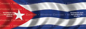 Cuba Flag Rear Window Graphic