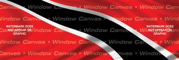 Trinidad Flag Rear Window Graphic