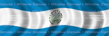El Salvador Flag Rear Window Graphic