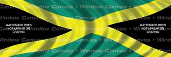 Jamaica Flag Rear Window Graphic