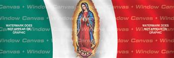 Mexican Collage Flag Rear Window Graphic