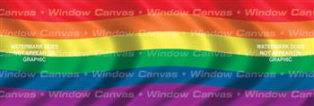 Pride Flag Rear Window Graphic