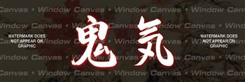 Demon Spirit Japanese Rear Window Graphic